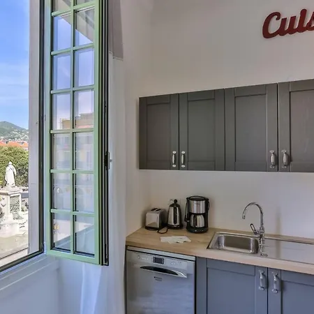 Garib - Place Garibaldi - 4 Rooms - Balcony Niza Exterior foto